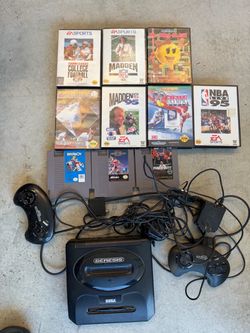 Sega Genesis Console Bundle with Games and Controllers