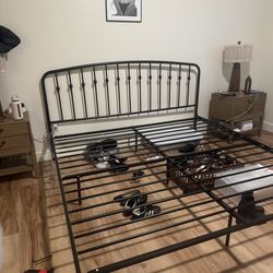 King Metal Bed Frame