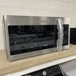 New Microwave Stainless Steel Over The Stove 30” With Warranty 
