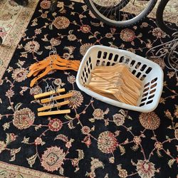 28 Premium Wooden Hangers