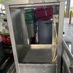 Pop up shower for decontamination