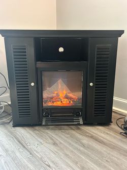 Entertainment center w/ Electric Fireplace