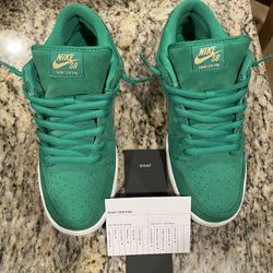 Sb Dunk St Patrick Sz 9.5M