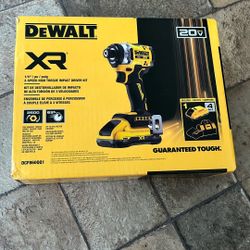 Dewalt Xr 1/4” 3- Speed High Torque Impact Kit 