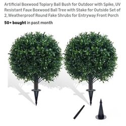 NEW ARTIFICIAL BOXWOOD TOPIARY BALL BUSH
