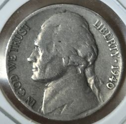 1940 Jefferson Nickle