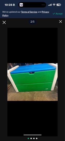 Vintage LITTLE TIKES TOY BOX