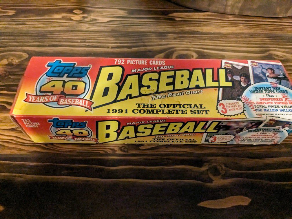 1991 Topps Baseball Cards 