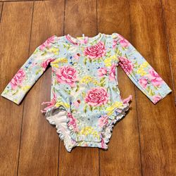 Baby Girl Posh Peanut Swimsuit / Rash guard | Size 12-18 months