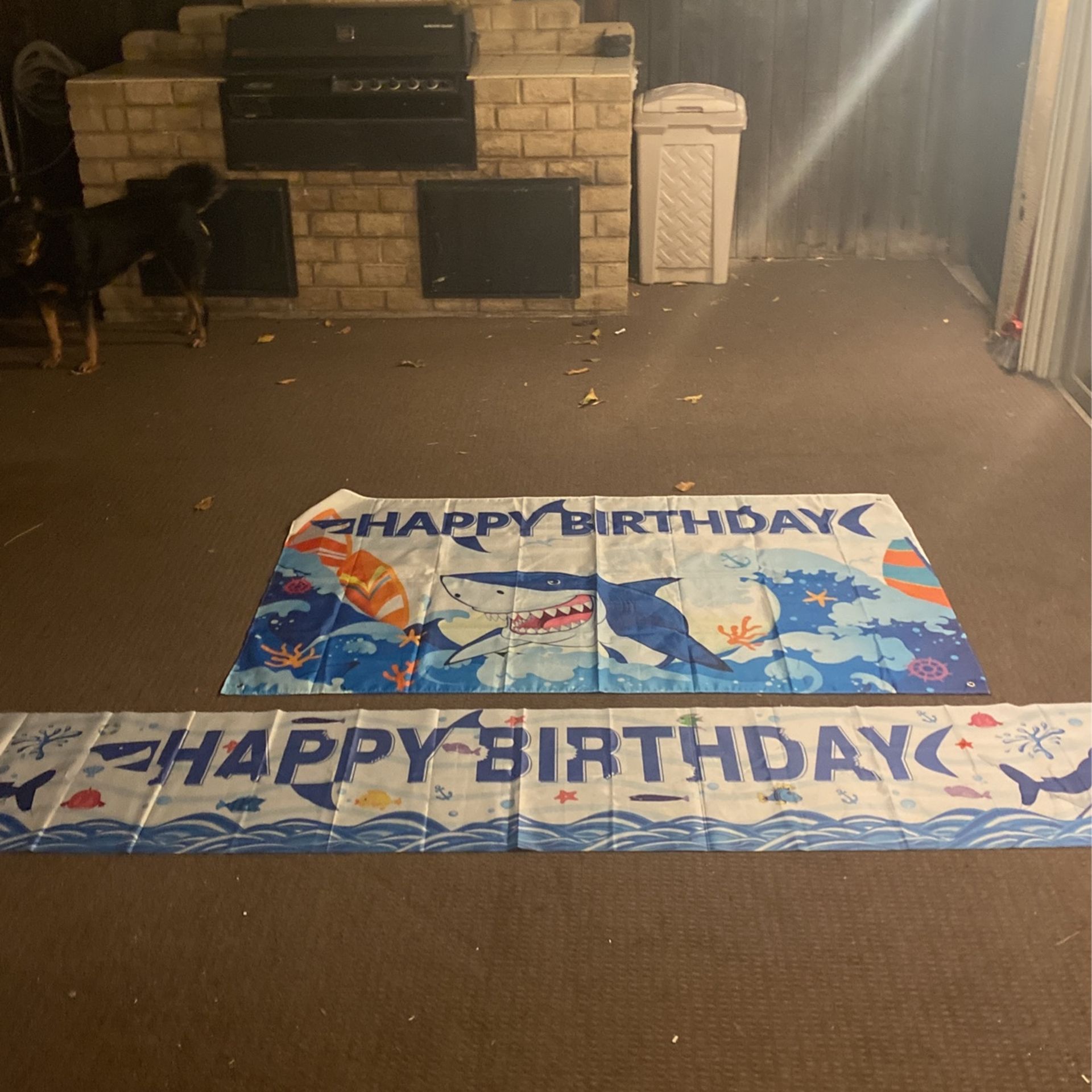 Shark Banners And Game