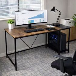 Brand New Office Desk With Shelf Computer Desk With Shelf