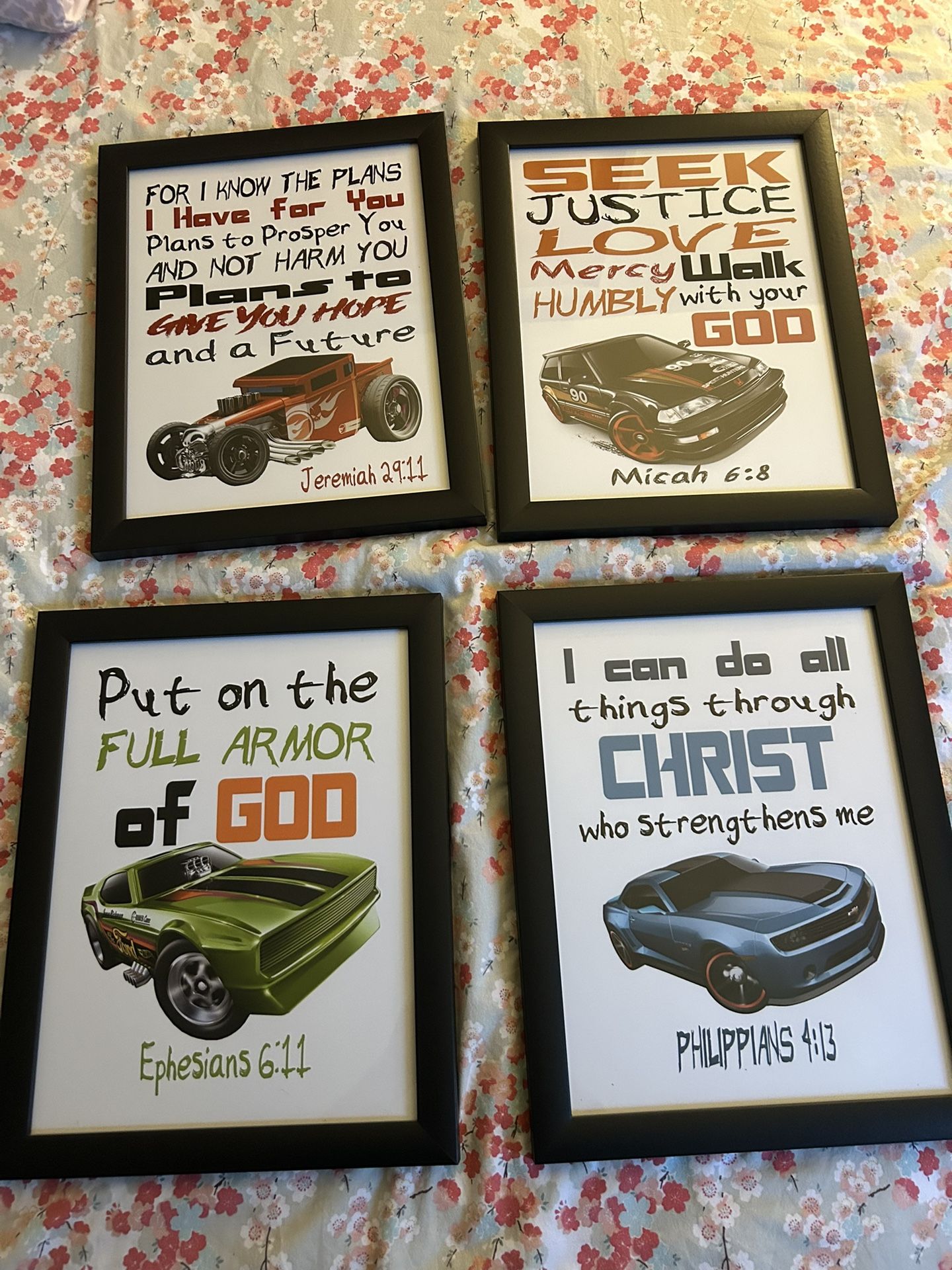 Hot Wheels Wall Art