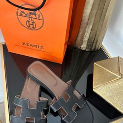 New Hermès  Leather Shoes 40/41 
