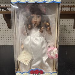 Collectors Choice Genuine Fine Bisque Porcelain Doll Limited Edition Certificate