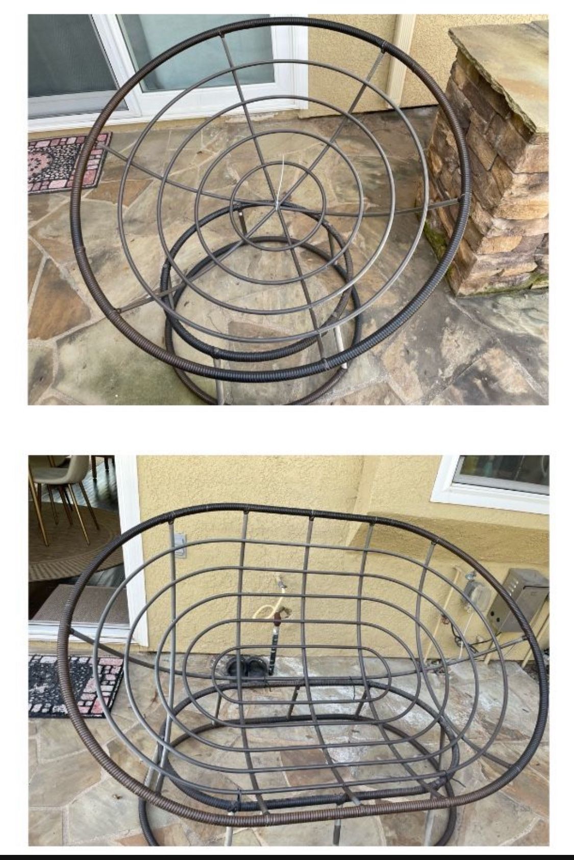 FREE!!!! Set Of 2 Single & Double Papasan Chairs