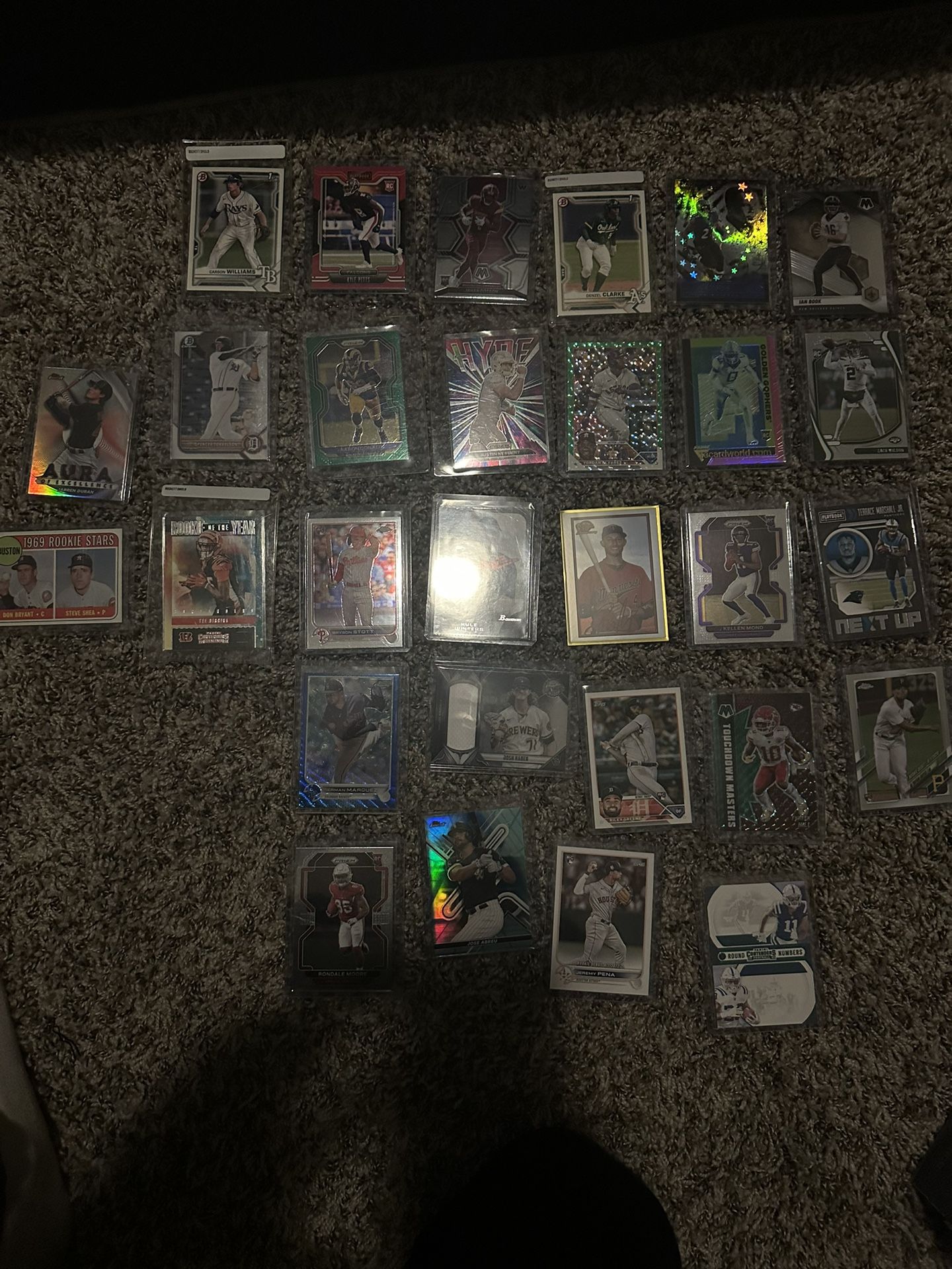 football and baseball cards 