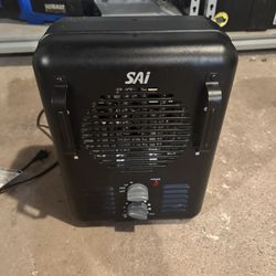Heater 1,500-Walt Utility Milkhouse Fan-Forced Portable Heater with Thermostat