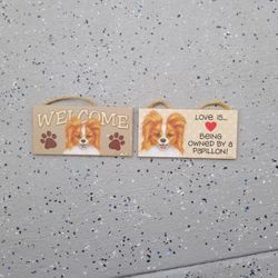 Papillon Signs, Home Decor, Art