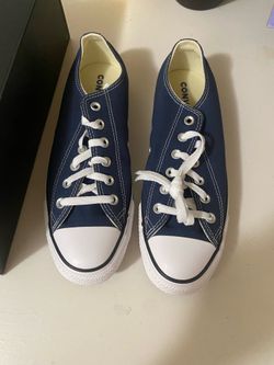 Converse Unisex Chuck Taylor All Star Ox Low Top Navy Sneakers shoes