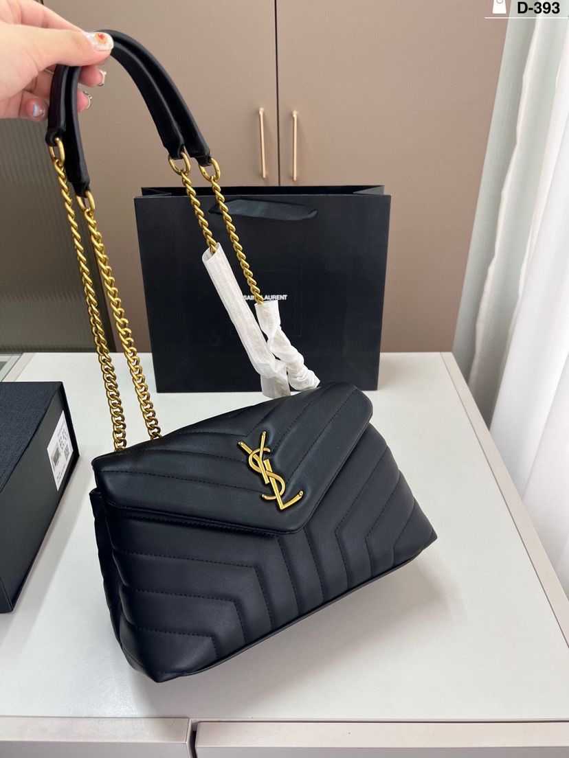 Black Handbag Luxury Leather Bag