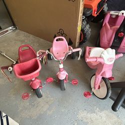 Tricycles, Big Wheel, Push Cart 