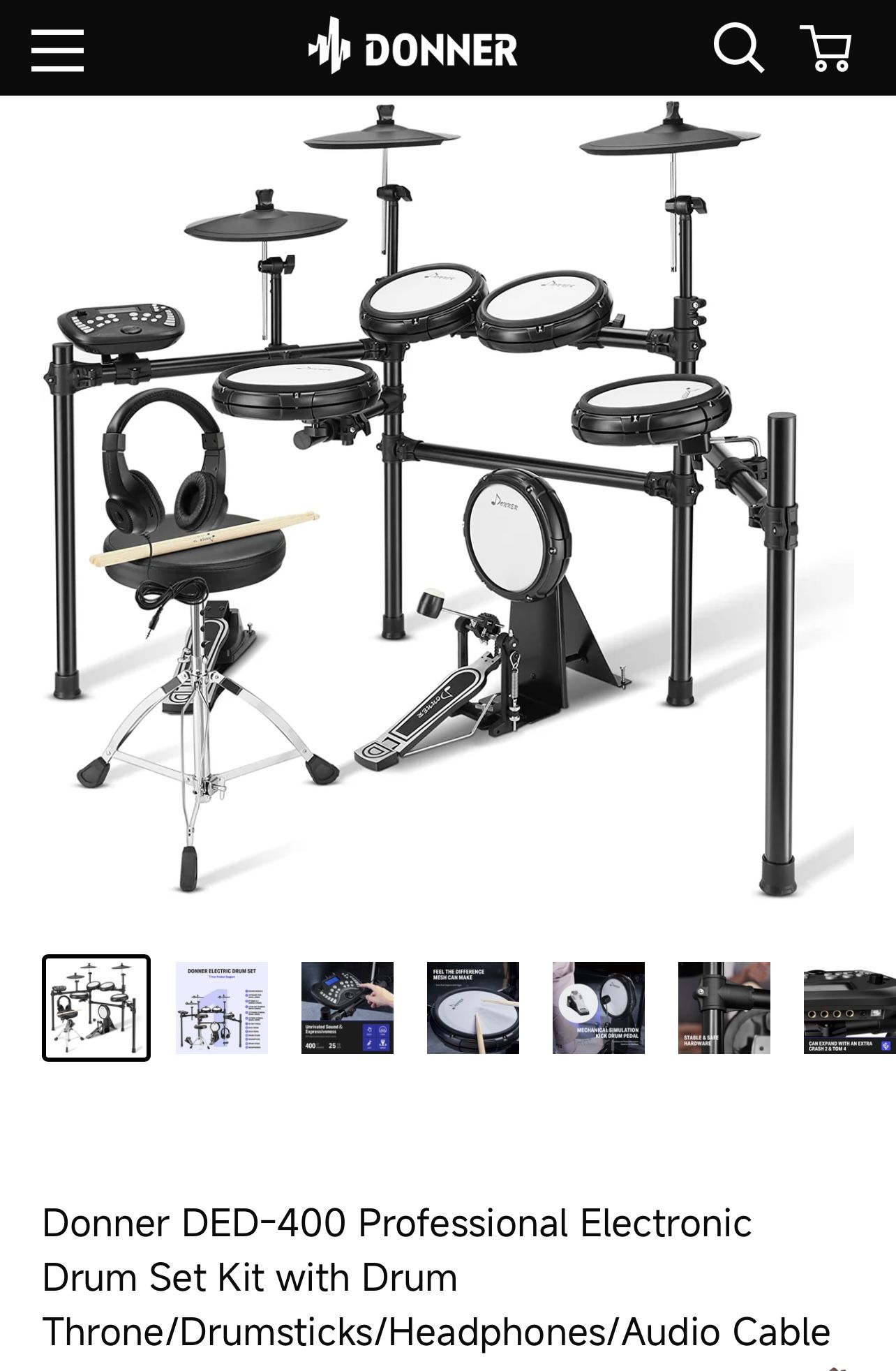 Dinner DED 400 Electronic Drum Set