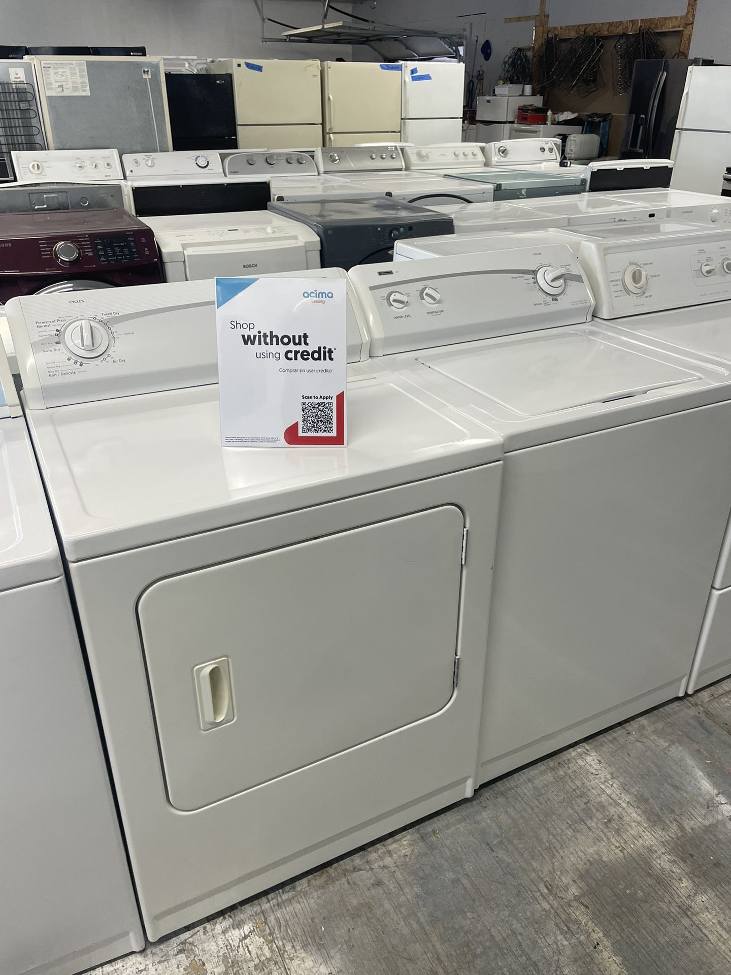 Kenmore washer & dryer set