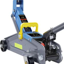 Larbanke 2T Floor Jack with Quick Lifting Range of 5.11-13 inches, Portable Hydraulic Floor Jack with Reflective Strip Suitable for Night Use, 6600 po