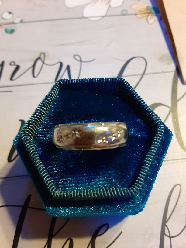 Estate White Gold Band