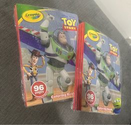 Crayola Toy Story Coloring Books – Set of 2 total of 8