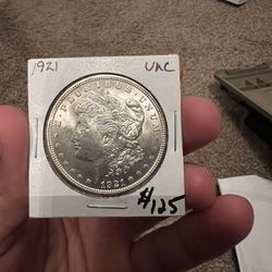 1921 Morgan silver Dollar Unc