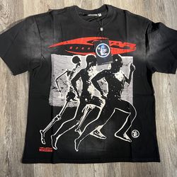 Hell star running man shirt