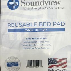 New. Washable  Bed Pads. 36×54