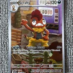 2025 Pokemon SV White Flare Scrafty Illustration Rare #139/086