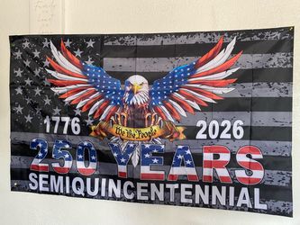 250th Anniversary United States Flag, Double-Sided, Heavy-Duty