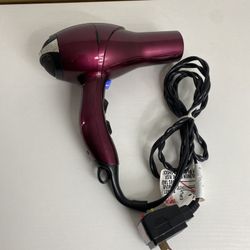 Conair 259BNPY Infiniti Pro Hair Dryer 1875W - Burgundy Red