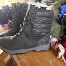 black The North Face ThermoBall Boot Zip-Up boots