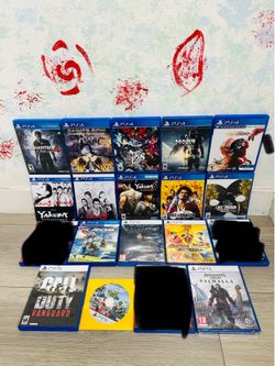 Playstation 5 Games And PlayStation 4 Games ( Used , Tested Working )  Read Description)