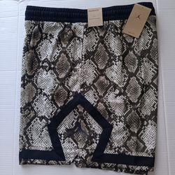 Size XXL Nike Air Jordan Men's DRI-FIT Mesh Diamond Shorts - Sail Black