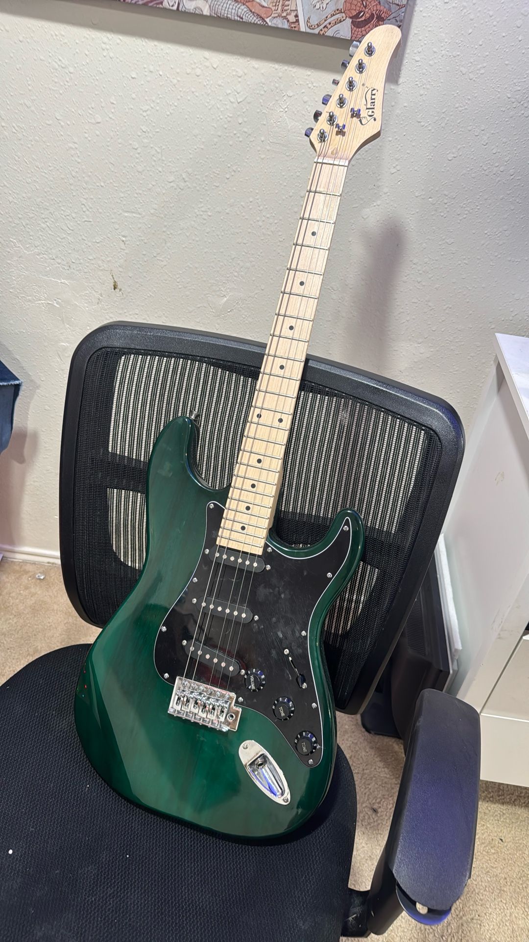 Green glarry Gst Electric Guitar