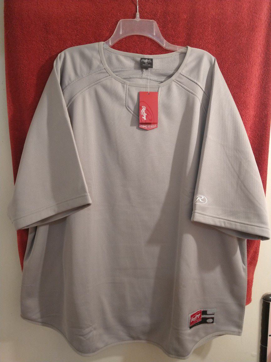 Brand New Big Men's Baseball Jersey Shirt Size 3XL