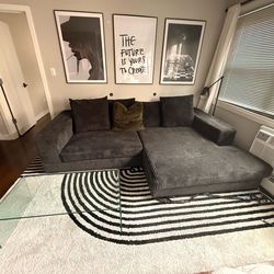 Luxe 108" Corduroy Sectional