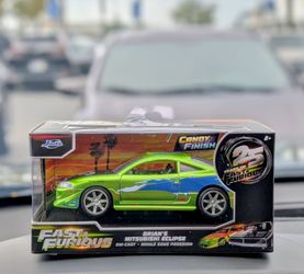 JADA 1:32 FAST & FURIOUS 25 YEARS CANDY FINISH BRIAN’S MITSUBISHI ECLIPSE CHASE