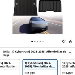 LASFIT Truck Bed Mat for Tesla Cybertruck 2024 2025 2023 6FT Bed Liner Car Accessories, Custom Fit T