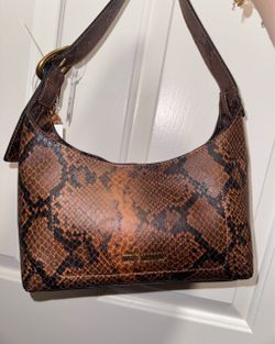 Steve Madden Snake Print Shoulder Bag
