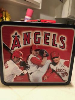 Anahiem Angels METAL Lunch Box 2002
