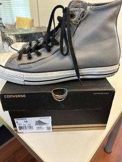 Converse Brand New Leather Size 8 Fits Like Size 9