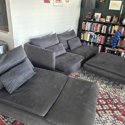 IKEA Soderhamn Sectional & Ottoman