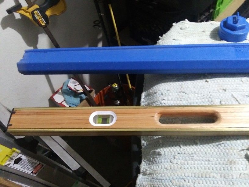 Mayes Brand 48" Wood and Brass Level