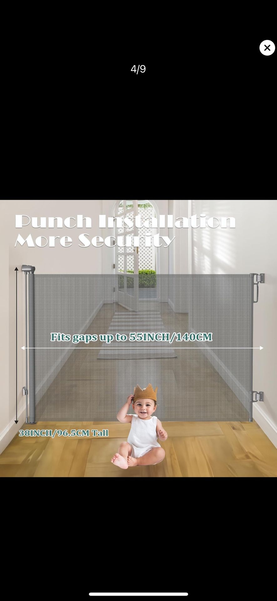 Retractable Baby gate